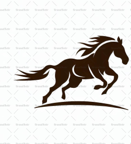 Galoppierendes Pferd